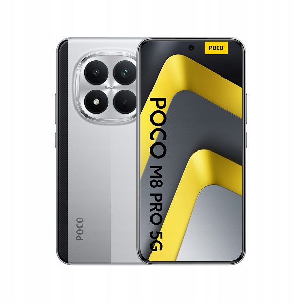 Smartfon Xiaomi Poco M8 Pro 5G 12+512 Gb 6,83" Amoled Nfc 120Hz Srebrny