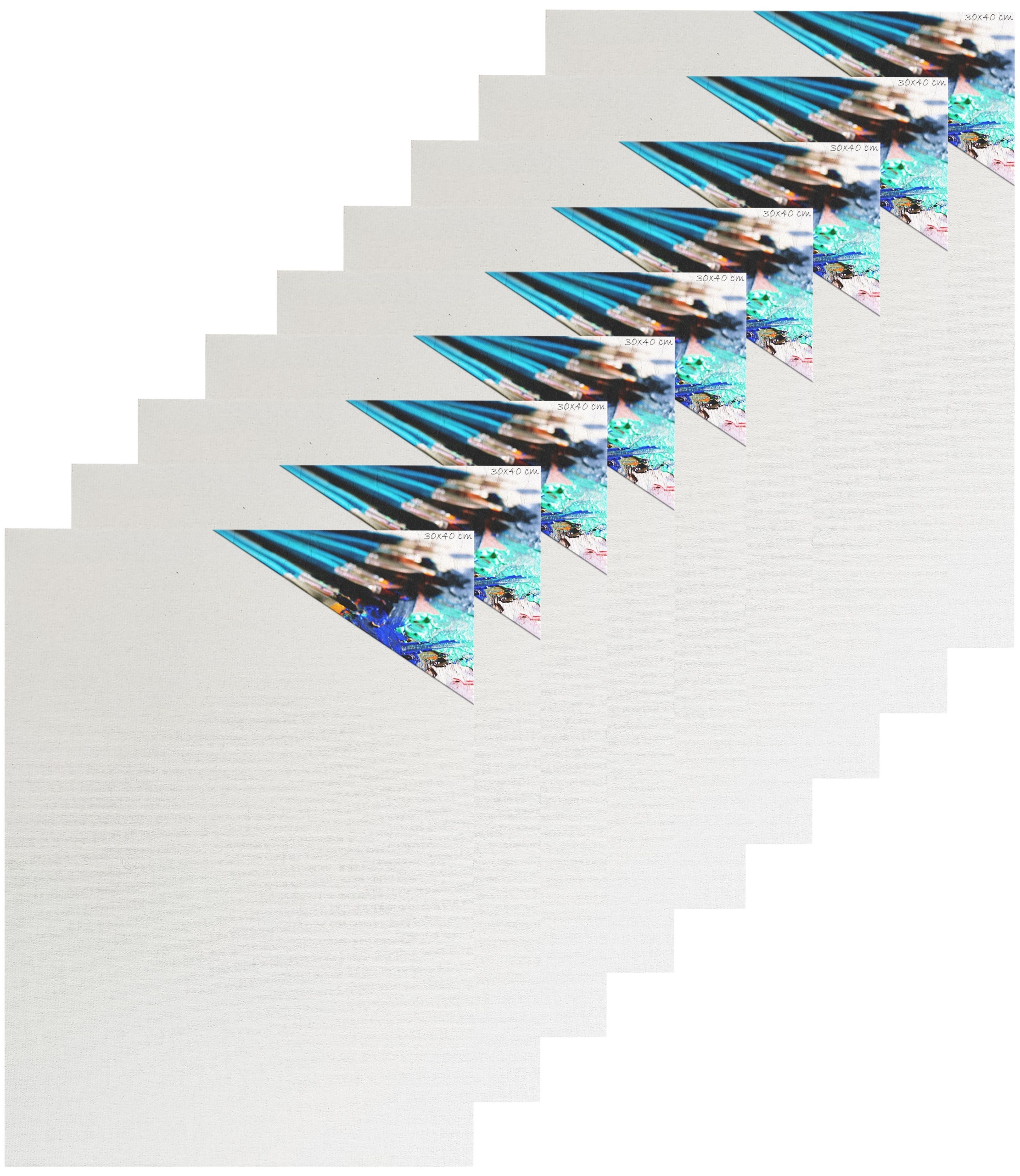 Malířská Tabule 30x40 Malířské Plátno 30/40 cm Kusů 9