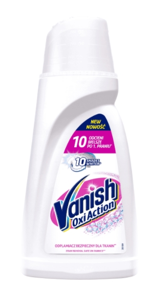 

Vanish Oxi Action, Odplamiacz do białych tkanin 1l