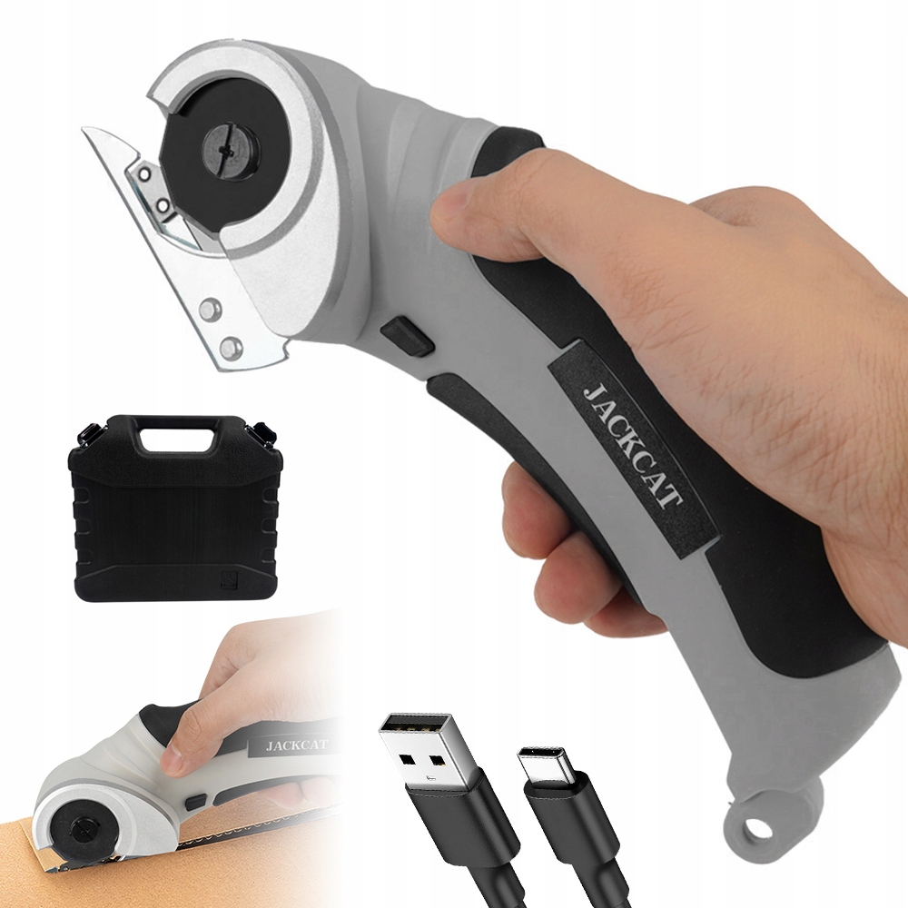 Elektrické Bezdrátové Nůžky Usb Pro Stříhání Kůže A Kartonu