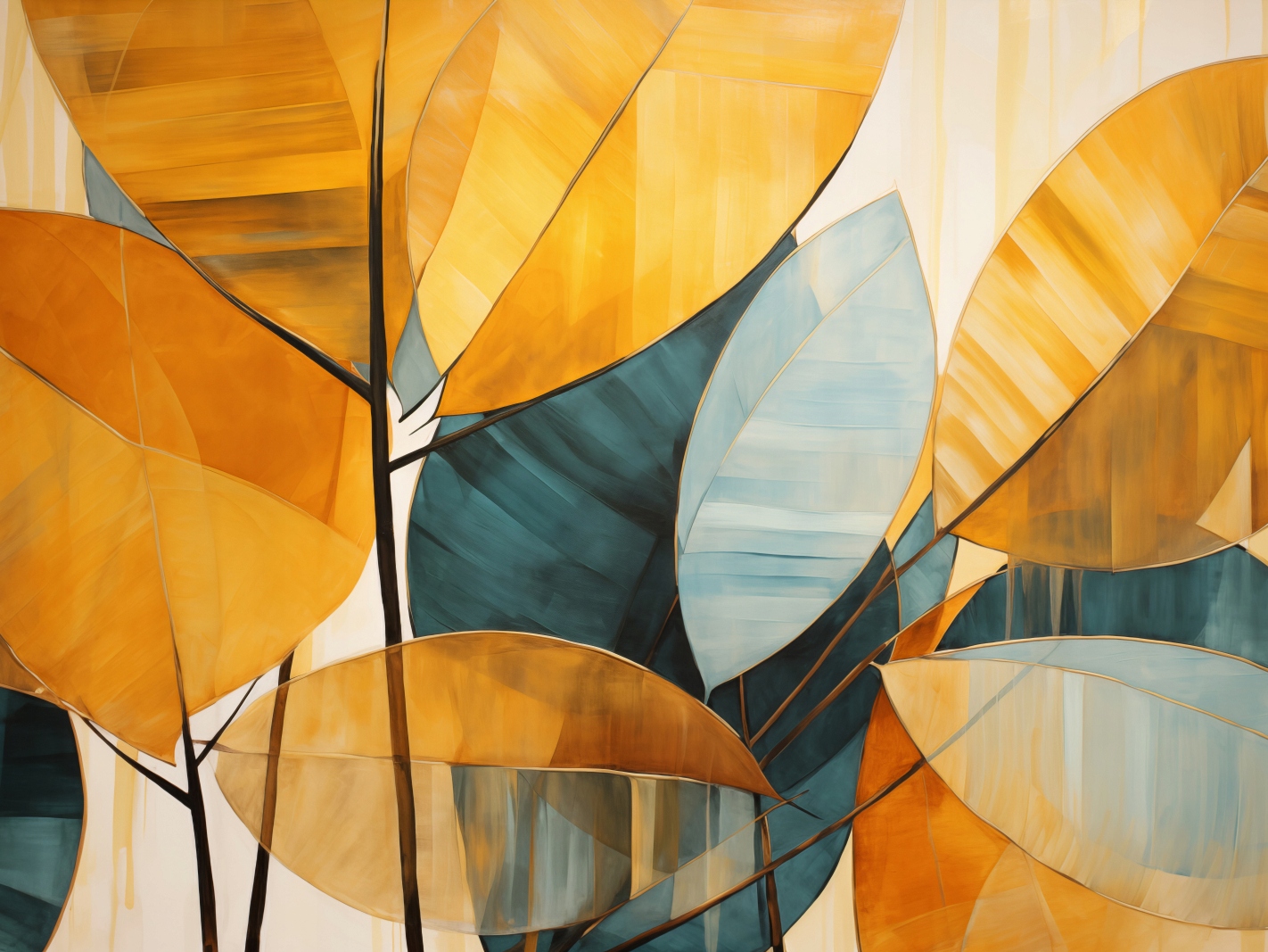 Plagát 100x75 cm Harmónia odtieňov