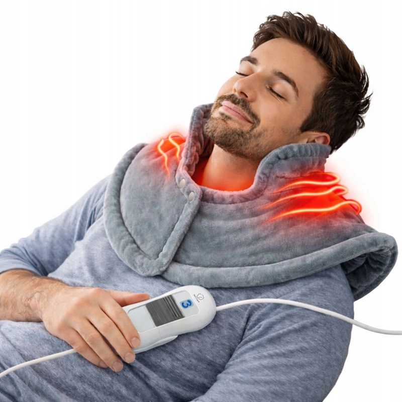 Kołnierz Rozgrzewający poduszka elektryczna Ramiona Kark Plecy Szyję
