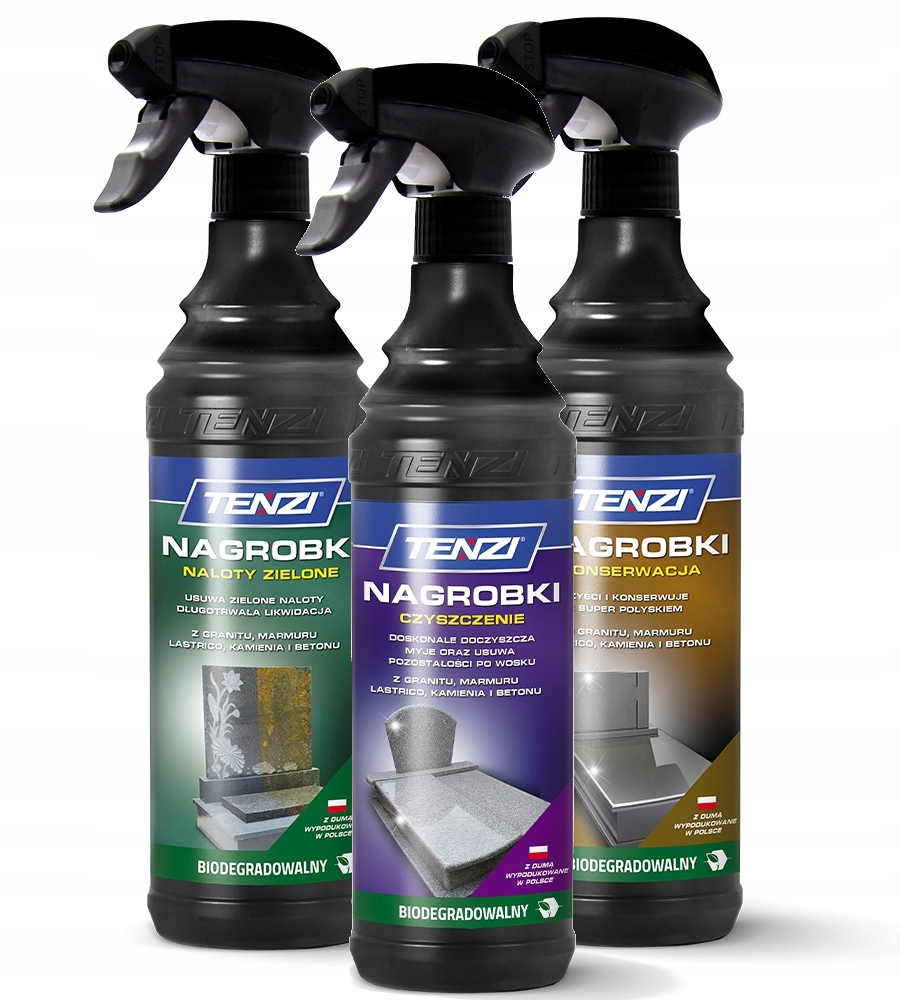 Levně Tenzi Sada na čištění náhrobků 3x600 ml