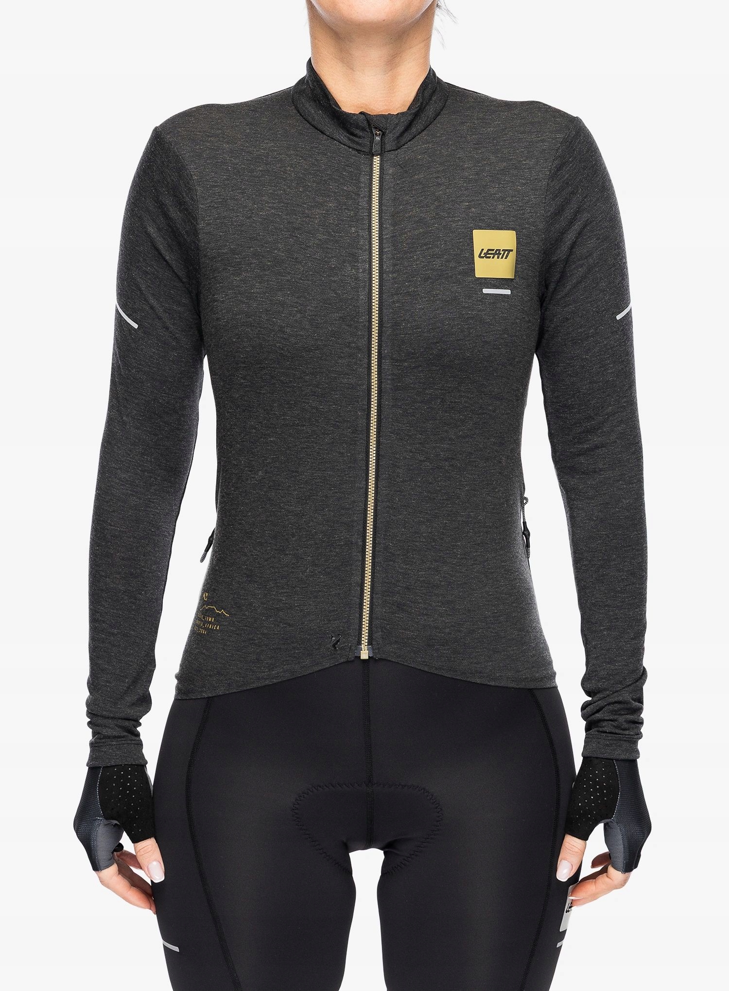 Dámská Mikina Leatt Mtb Endurance 4.0 s dlouhým rukávem černá/černá L