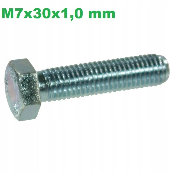 

Śruba cały gwint M7x30 kl.8.8 ocynk (10szt)