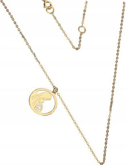 Zlatý náhrdelník 585 medailonek Matka Boží 1,20 g dámský módní vzor dárek