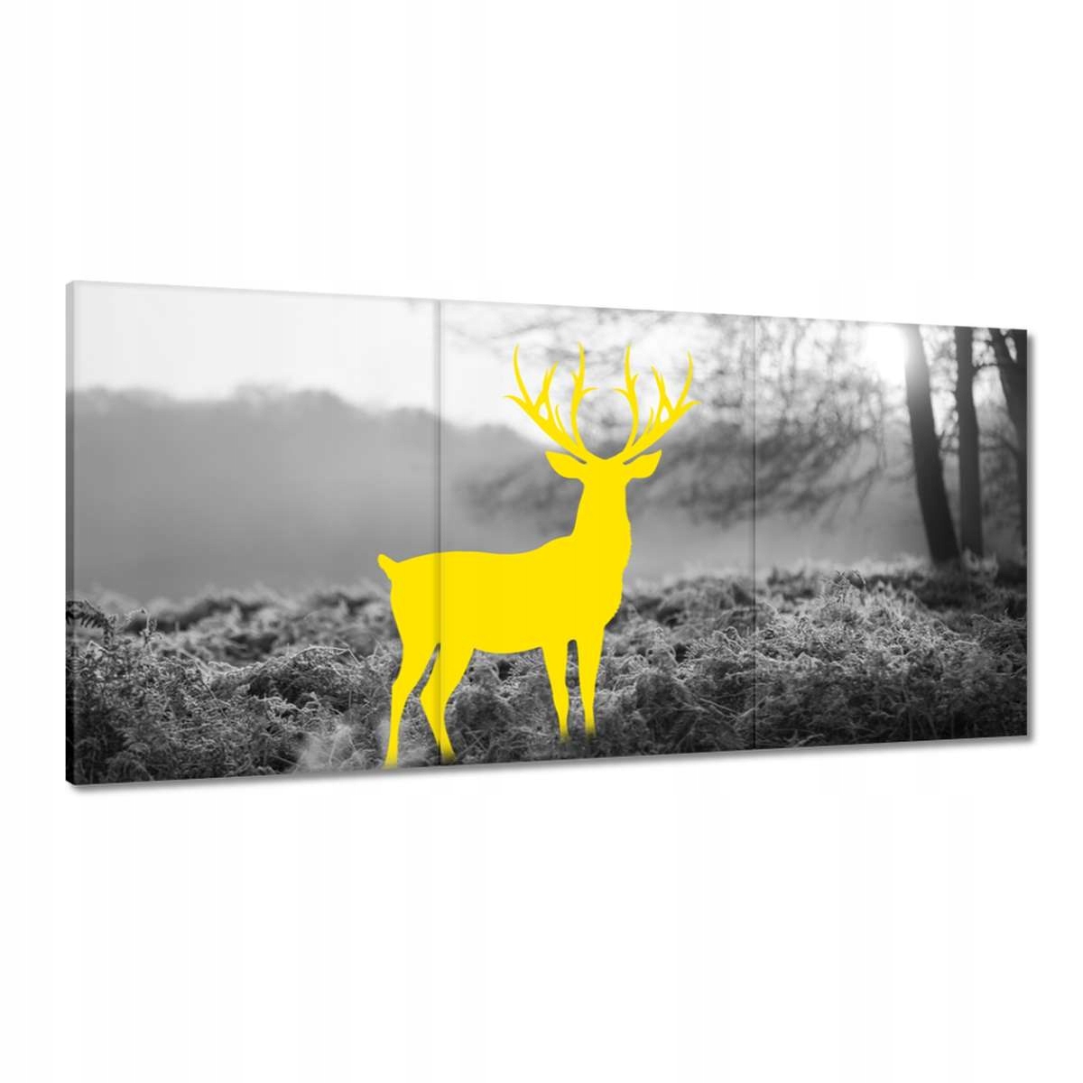 Obrazy 180x90 Žltý jeleň Les Krajina