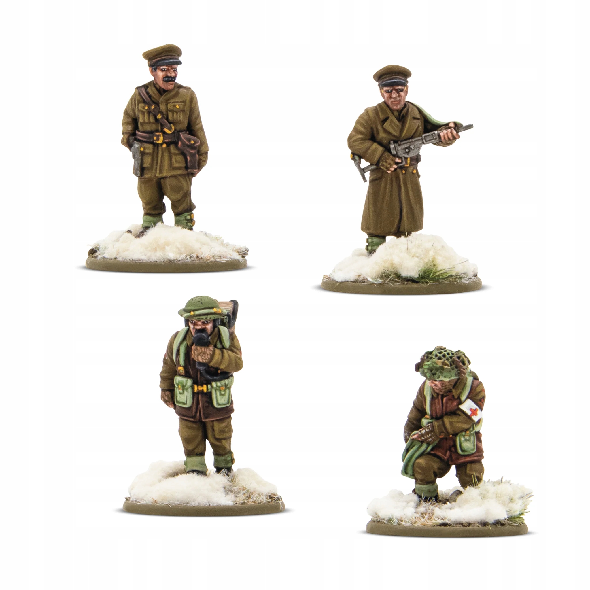 Bolt Action British & Canadian Infantry (Winter) Hq [403201005]