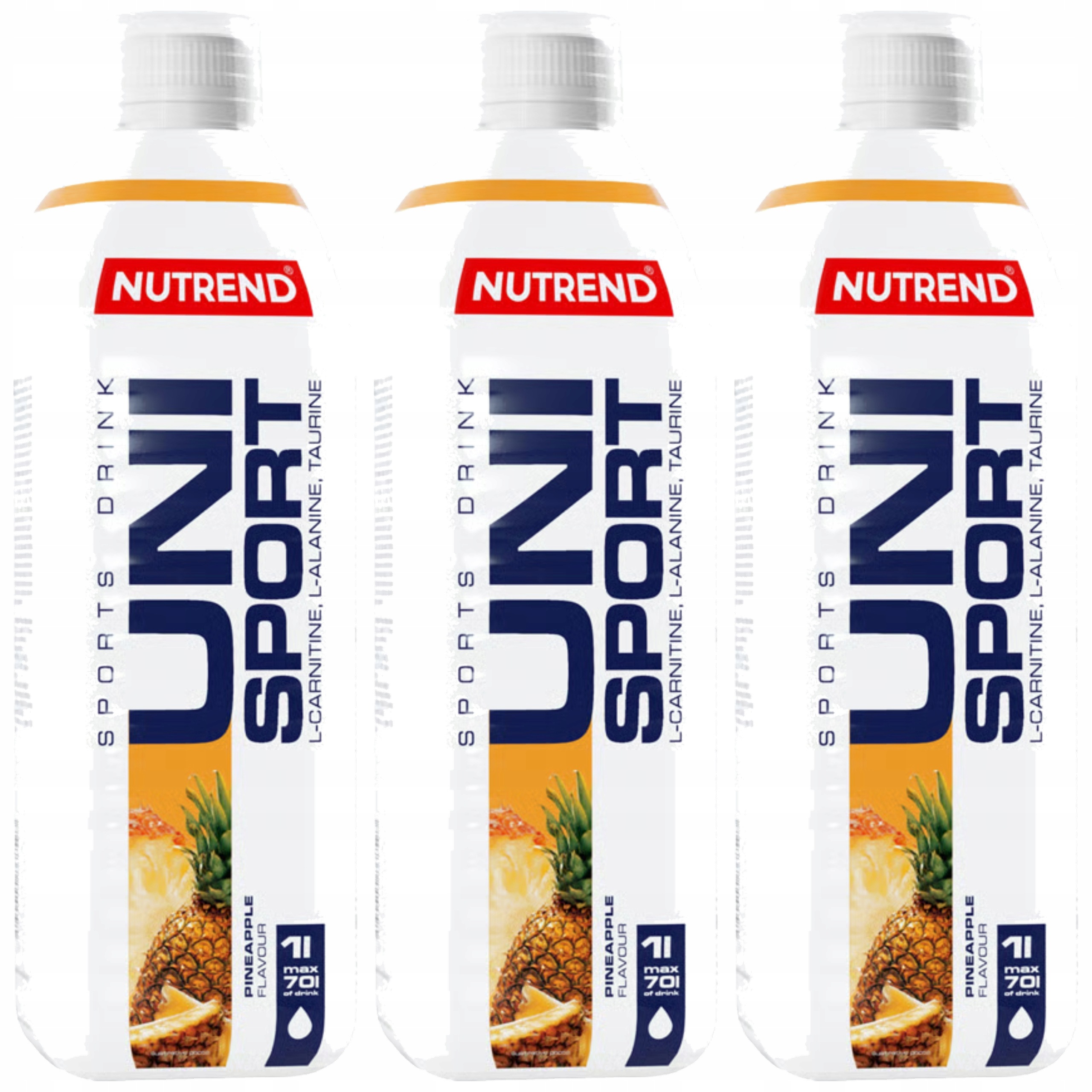 3x Isotonický nápoj regenerace elektrolytu L-karnitin taurin Nutrend