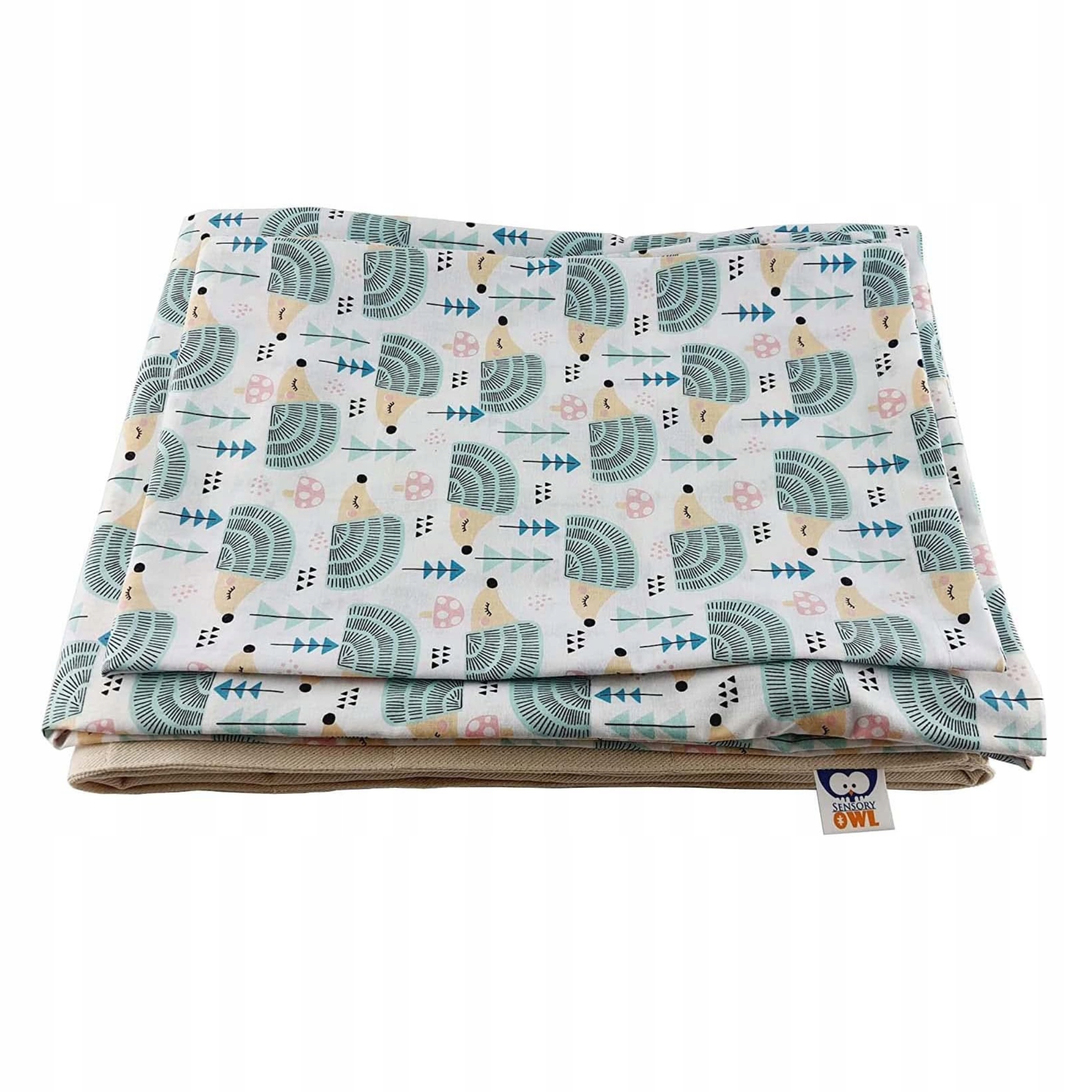 Koc obciążeniowy Jeż Koc Sensoryczny Dla dzieci i dorosłych 90x120 cm 2,5kg