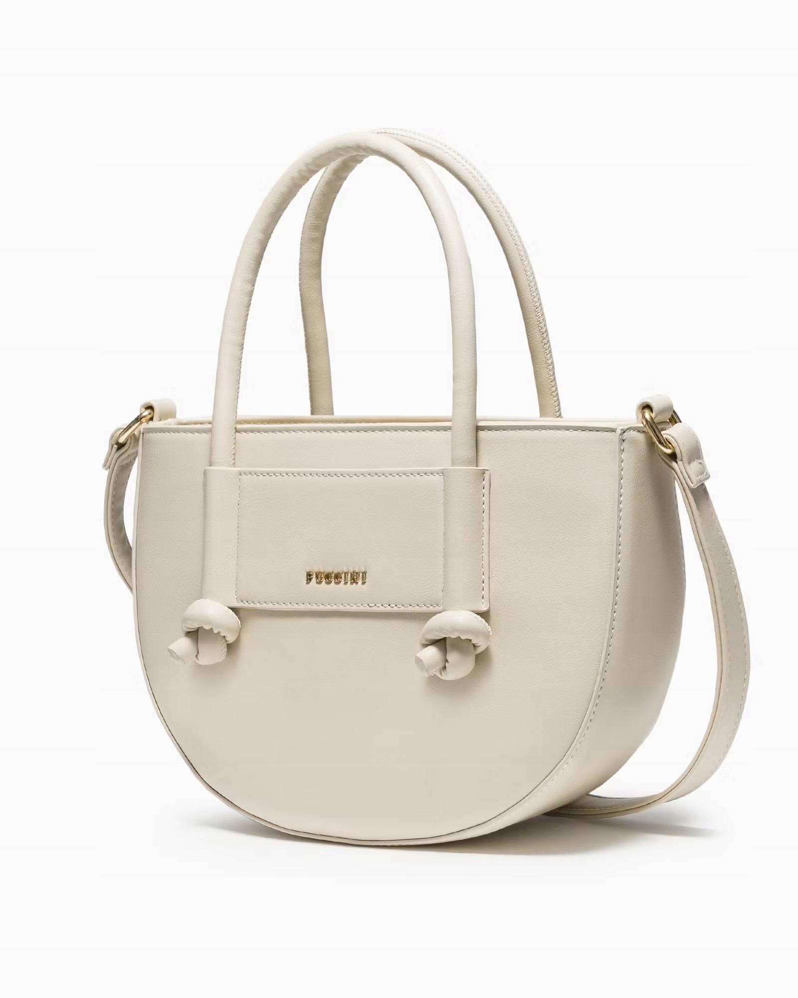 Torebka damska crossbody Puccini BK2241224M-6A ekoskóra beżowa