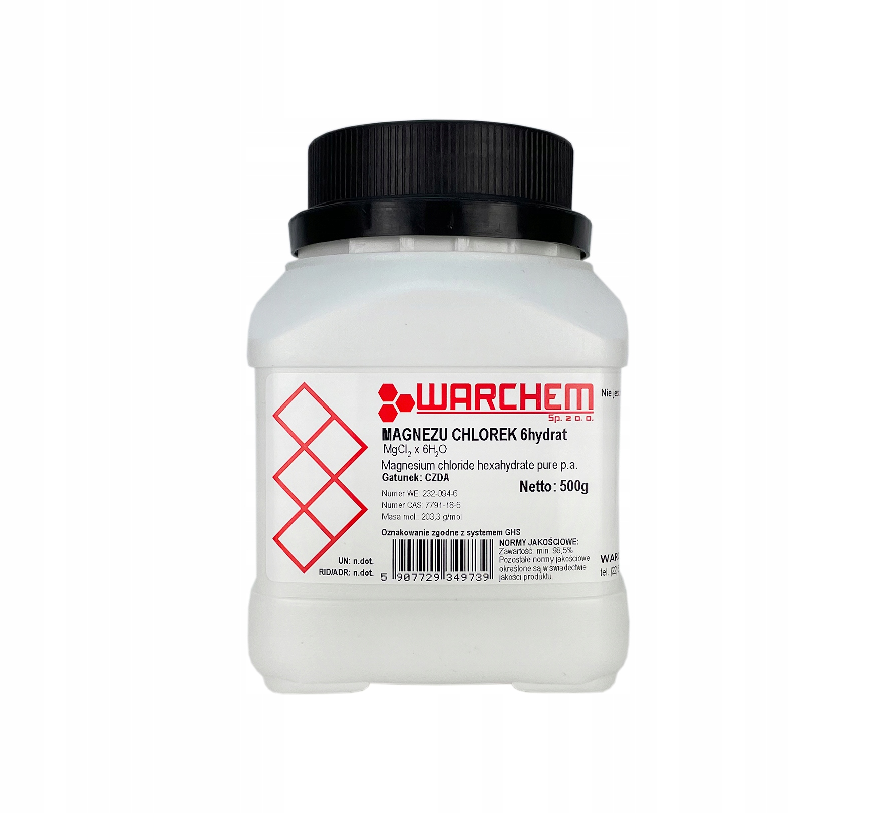 

Chlorek Magnezu 6hydrat Czda 500g