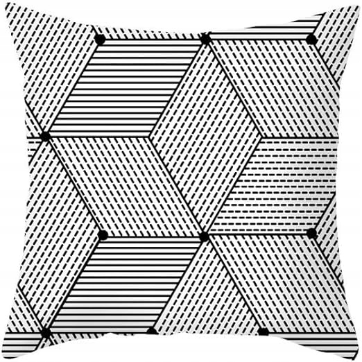Poszewki na poduszki 45x45 Ozdobne Geometryczne 4szt. Szerokość produktu 45 cm