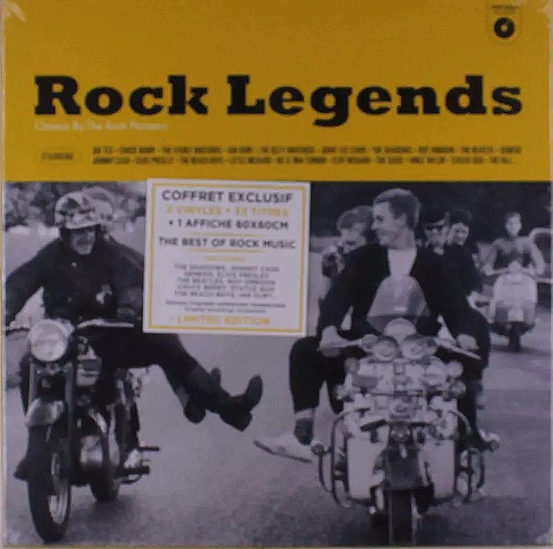 3LP Various: Rock Legends Box Set 3LP Remastered Limited Edition (Wagram)