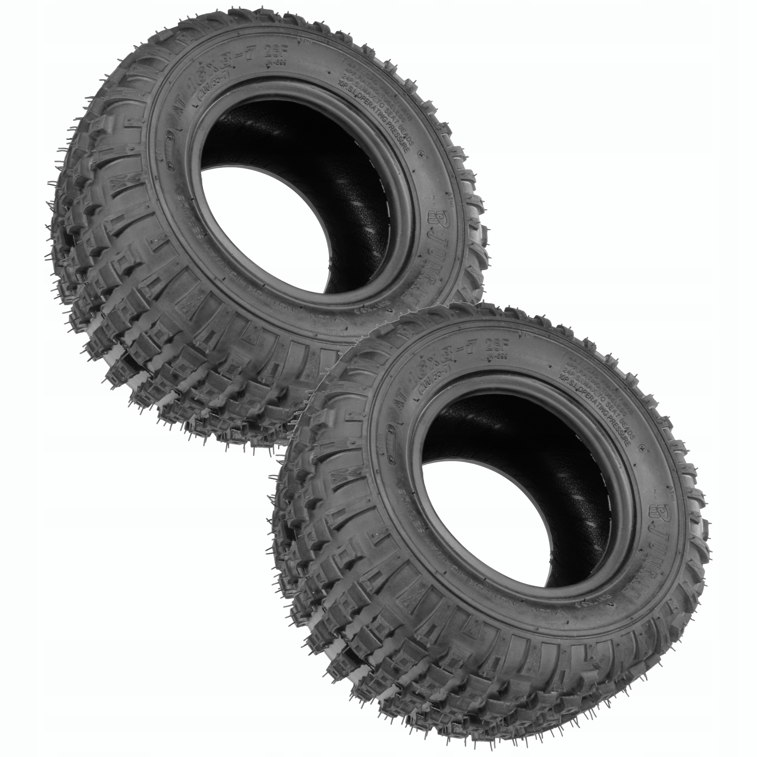 

2x Opona Opony 16x8-7 4PR Tl Kostka Quad Atv
