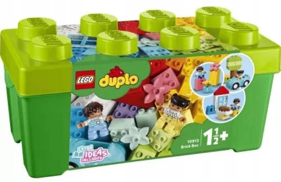 Lego Duplo Krabička s kostkami Dárek pro 2LETÉ Stavebnice Rozvíjející se Cool