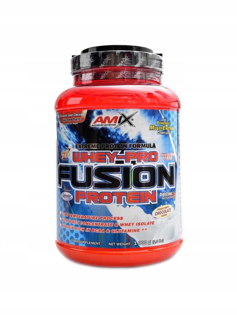 Amix WheyPro Fusion protein 1000 g dvojitá bílá čokoláda