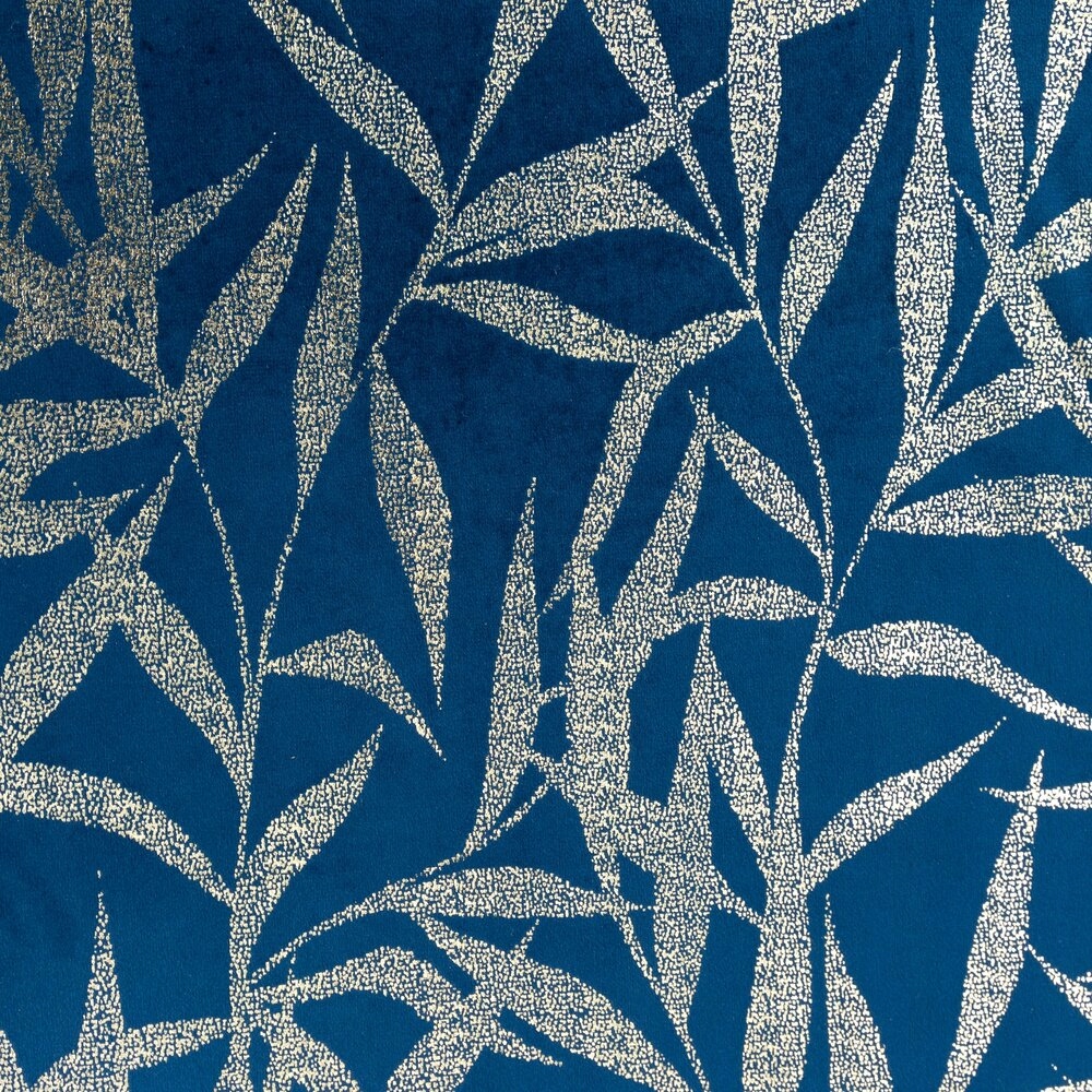 Bieżnik welwetowy 35X180 granatowy w modny złoty nadruk Szerokość produktu 35 cm