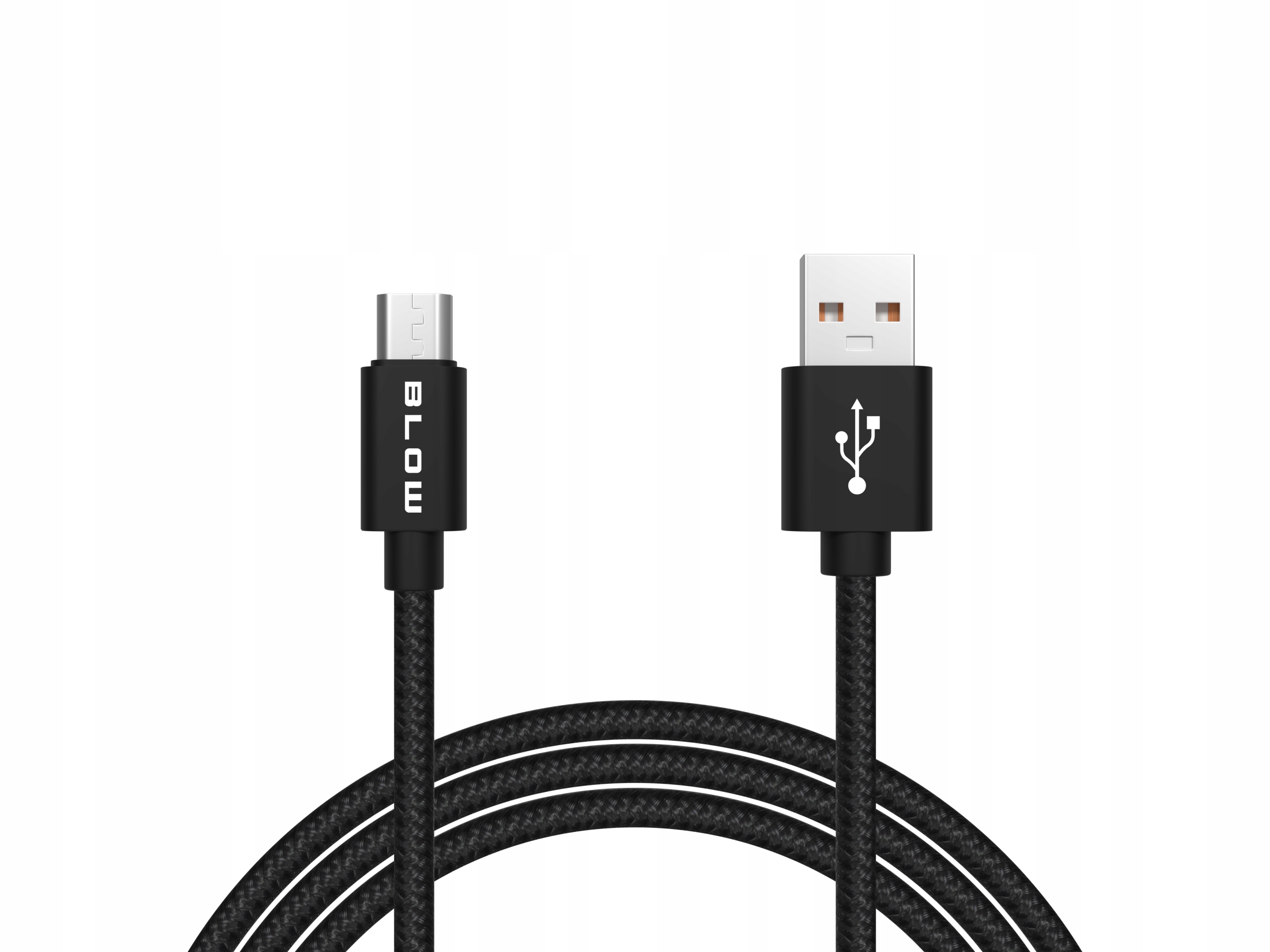 

Kabel micro Usb Blow w oplocie Quick Charge 0,5m