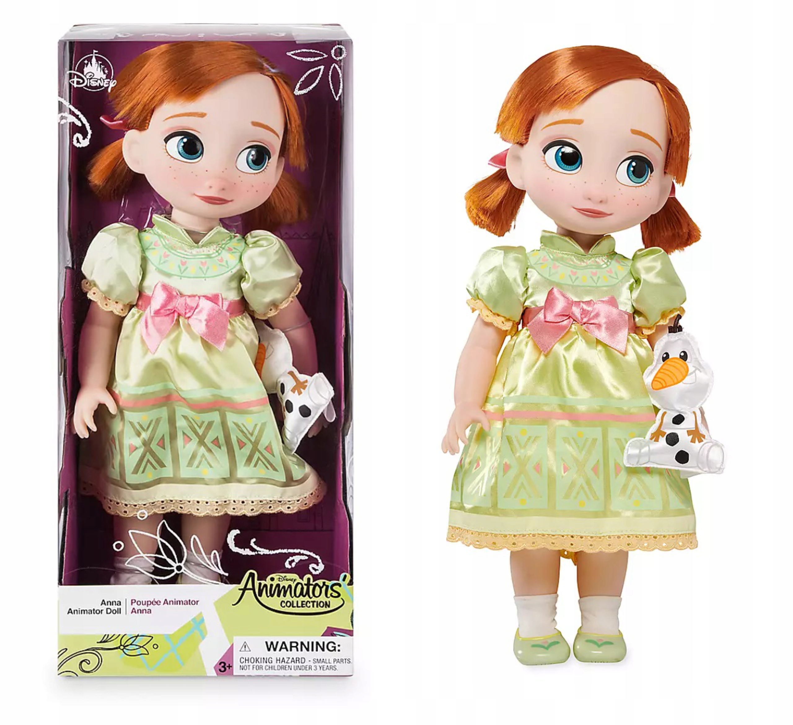 

Anna Frozen Olaf Kraina Lodu Animators 40cm