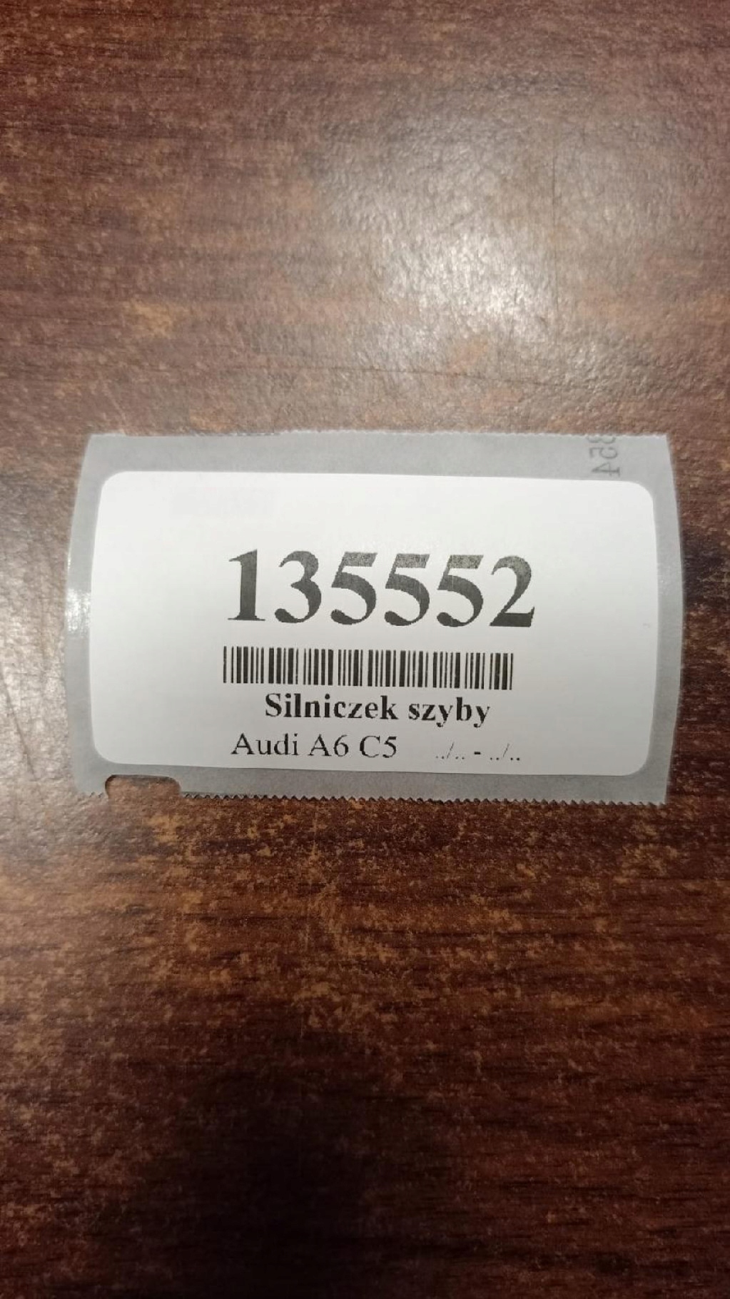 AUDI A6 C5 mini motor windows right rear part 0130821785