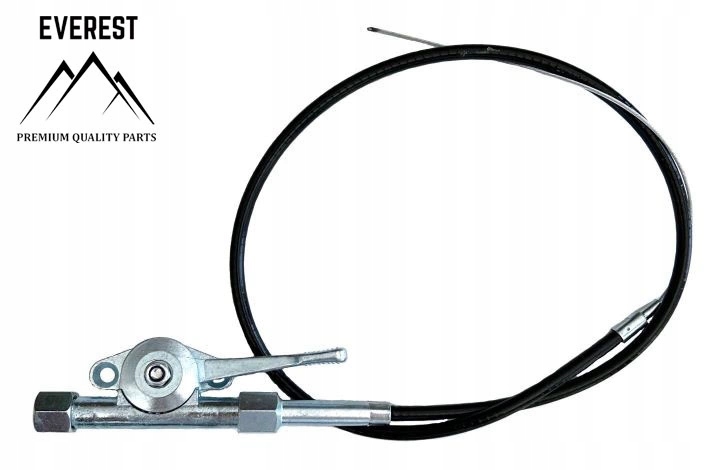 Plynové lanko s pákou – 1100 mm pro stavební zařízení