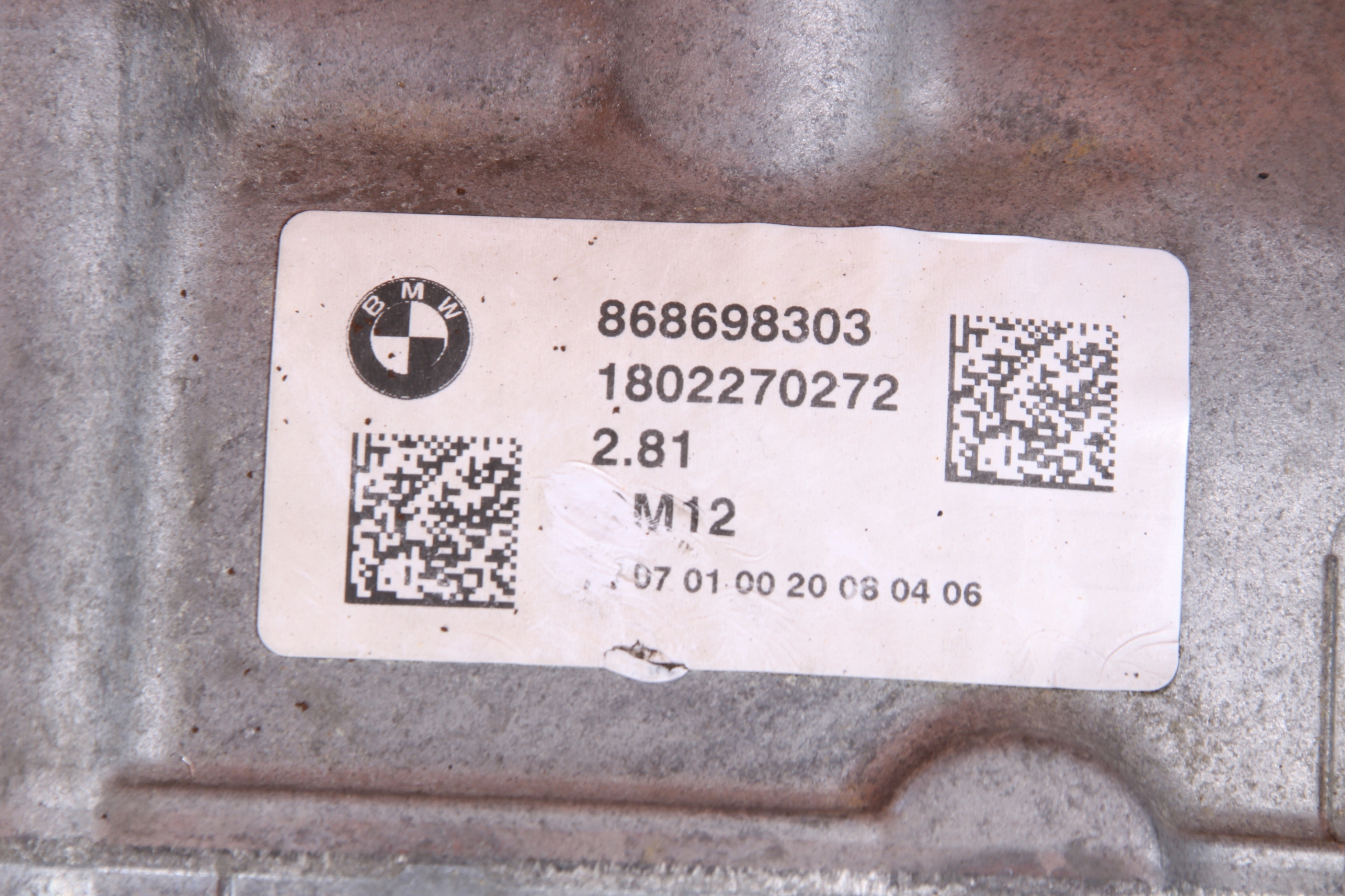 BMW G14 G15 G16 M850iX G30 M550iX differenciál hátsó differenciál differenciál 2.81 8686983