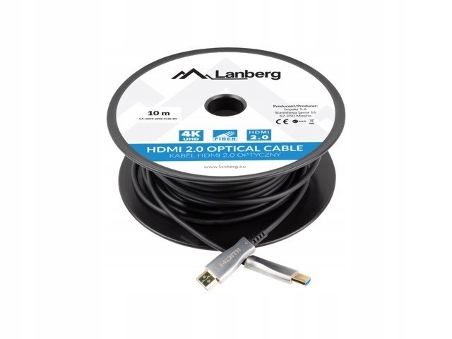 Kabel Hdmi M/M v2. 10M černý optický Aoc