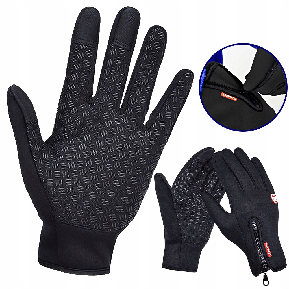 DOTYKOWE RĘKAWICE BIEGANIE ROWER MOTOR HULAJNOGA M Płeć produkt uniseks