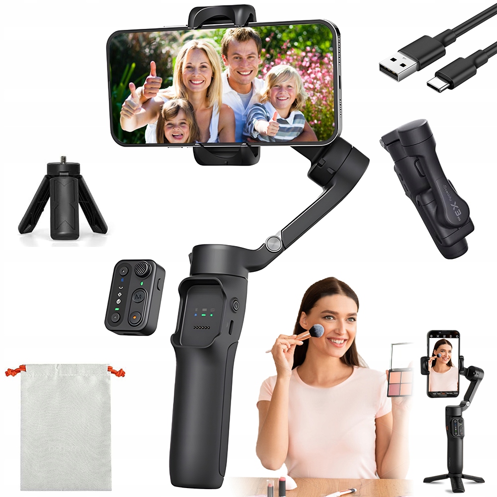 Mobilní Gimbal Isteady 8.0 Lehký Skládací Stabilizátor Pro Nagranľ