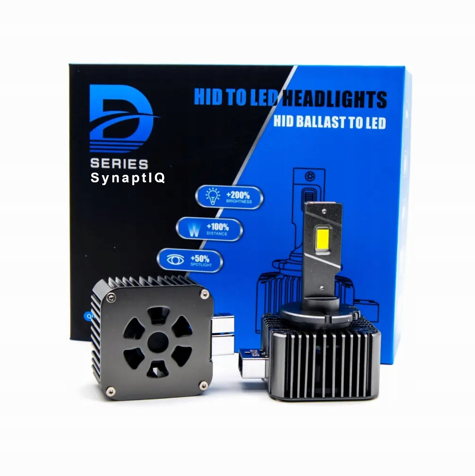 2x Žárovka D1S D1R Led Mocná retrofit 110W Canbus 6000k 10000LM Chlazení