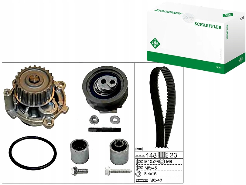 INA530 0445 32 Rozvodová Sada Vw 2,0TSFI 04- Asistent řidiče #33