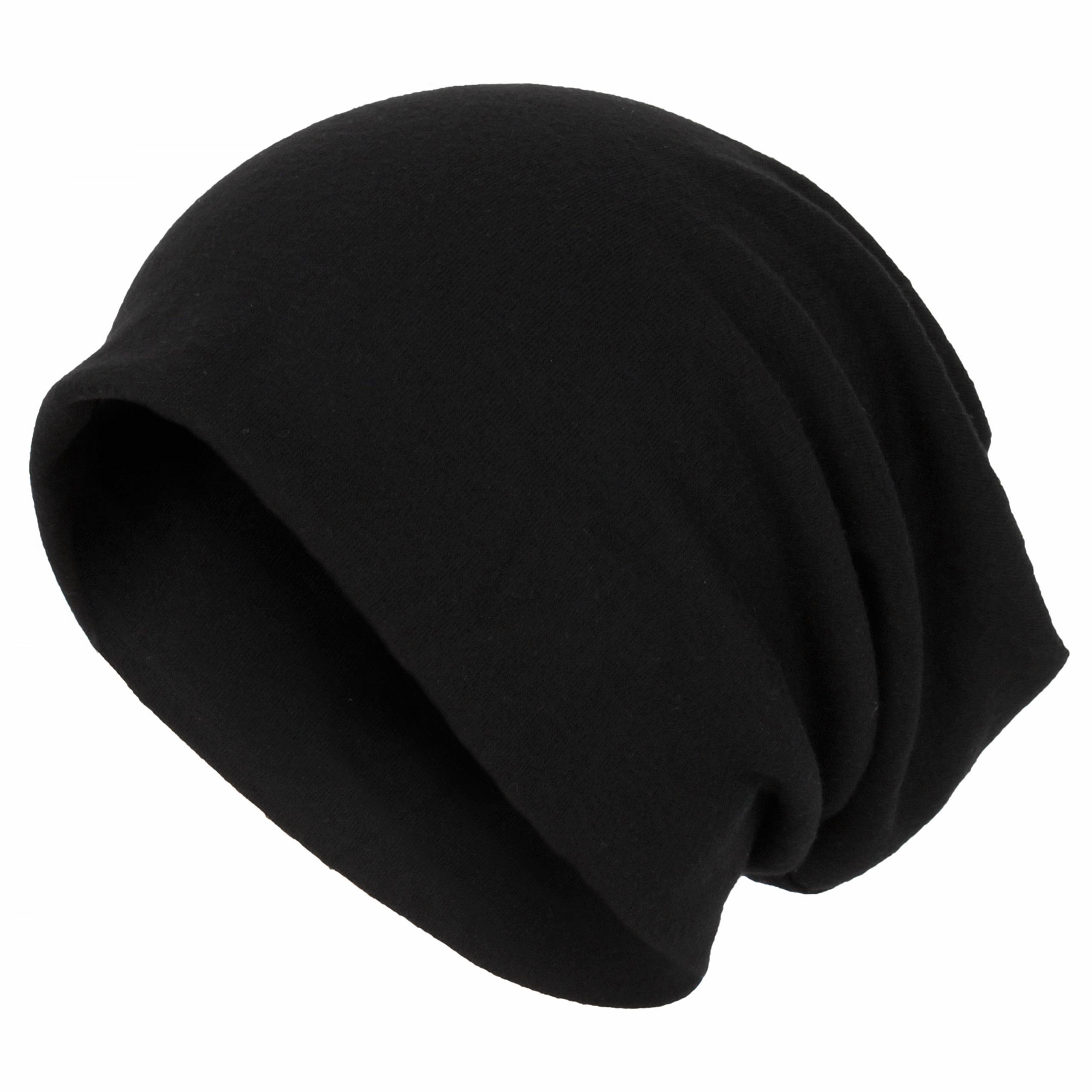 

W357A Czapka Dresowa Haker Krasnal Gładka Czarna