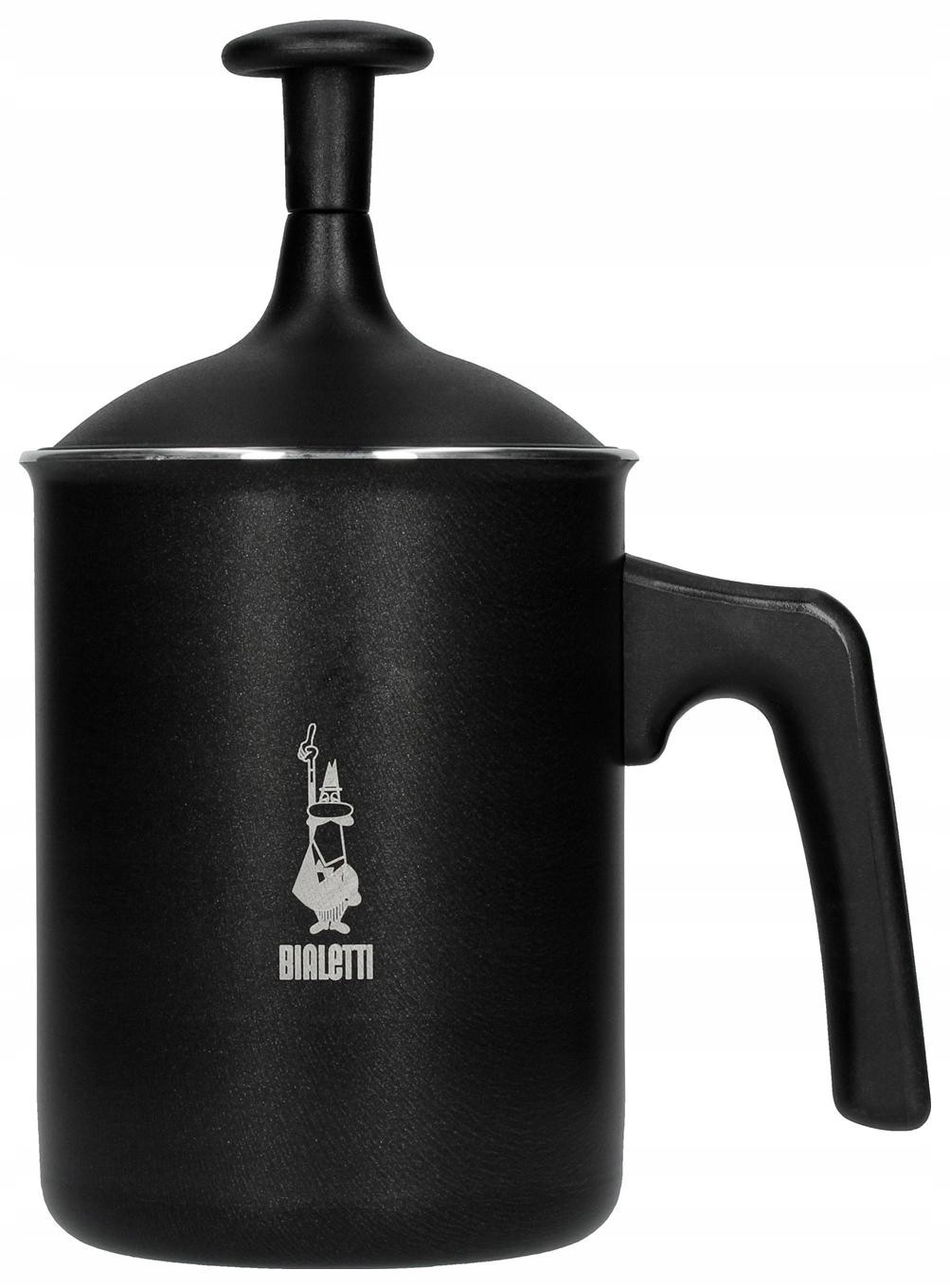 Ręczny spieniacz do mleka Bialetti Montalatte ręczny 330ml czarny