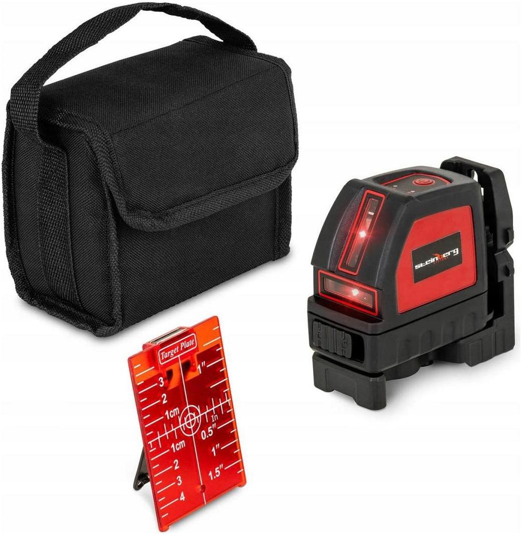 Niwelator Laserowy Krzyżowy Liniowy Zasięg 25m Steinberg SBS-LL-25 10030435