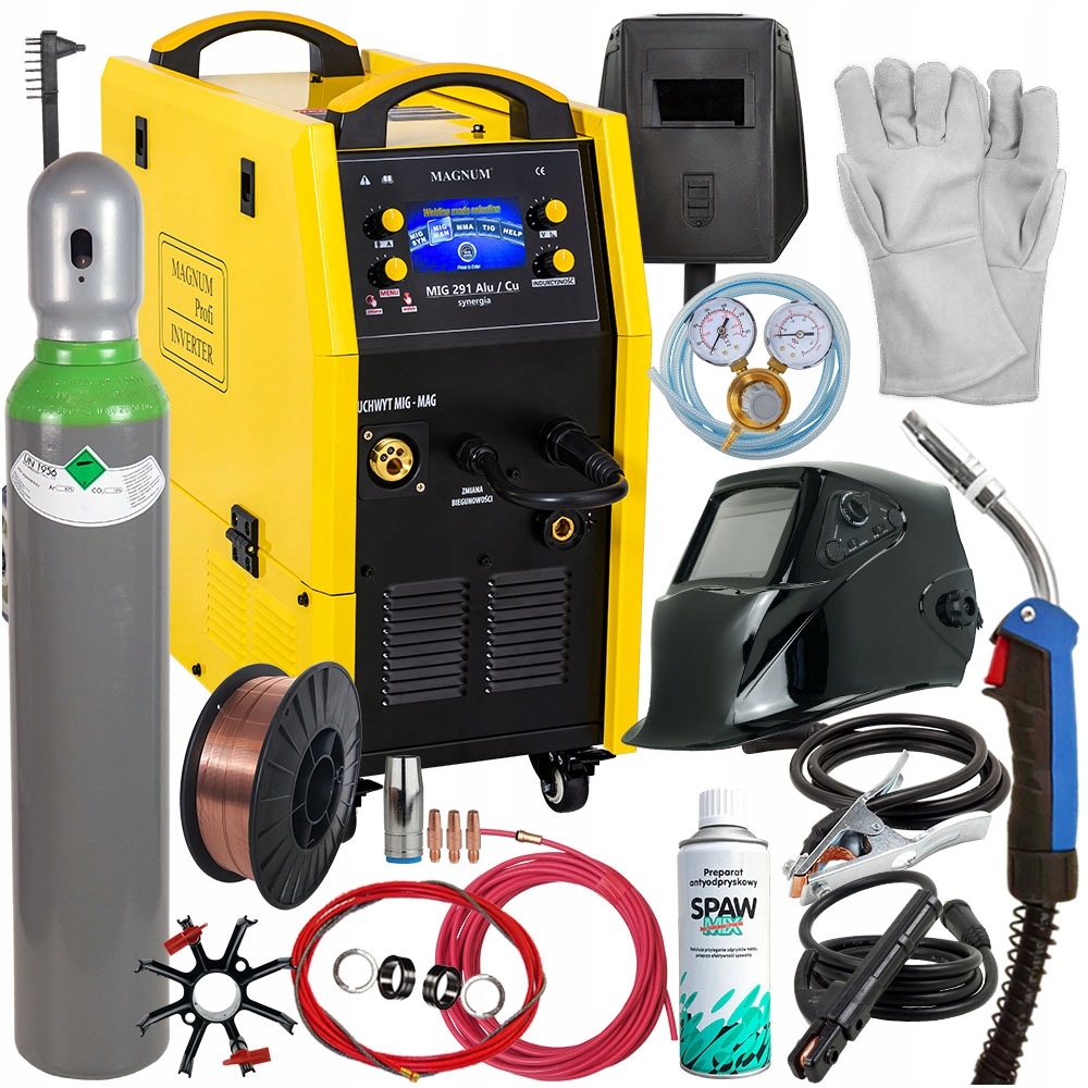 

Migomat Magnum Mig 280 Mma Tig Synergia zestaw