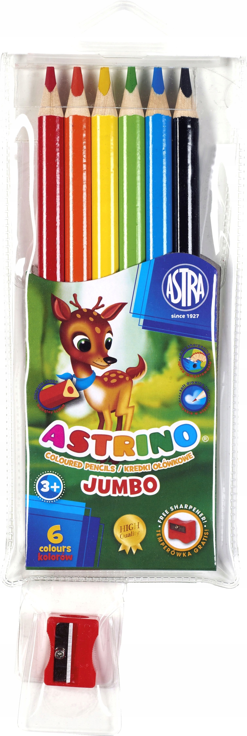 

Kredki ołówkowe Jumbo Astrino Astra 312115003