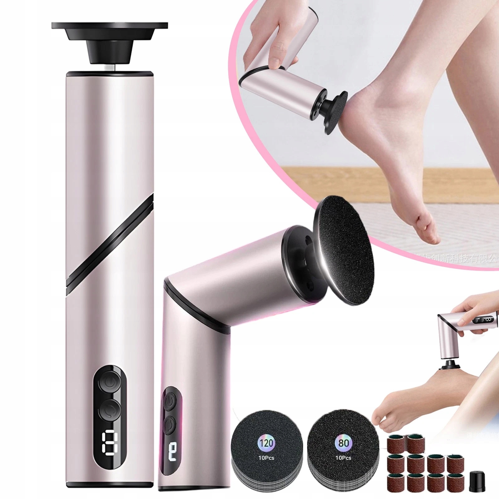 Bruska Na Nehty Bezdrátová Manikúra Pedikúra Skládací Elektrická