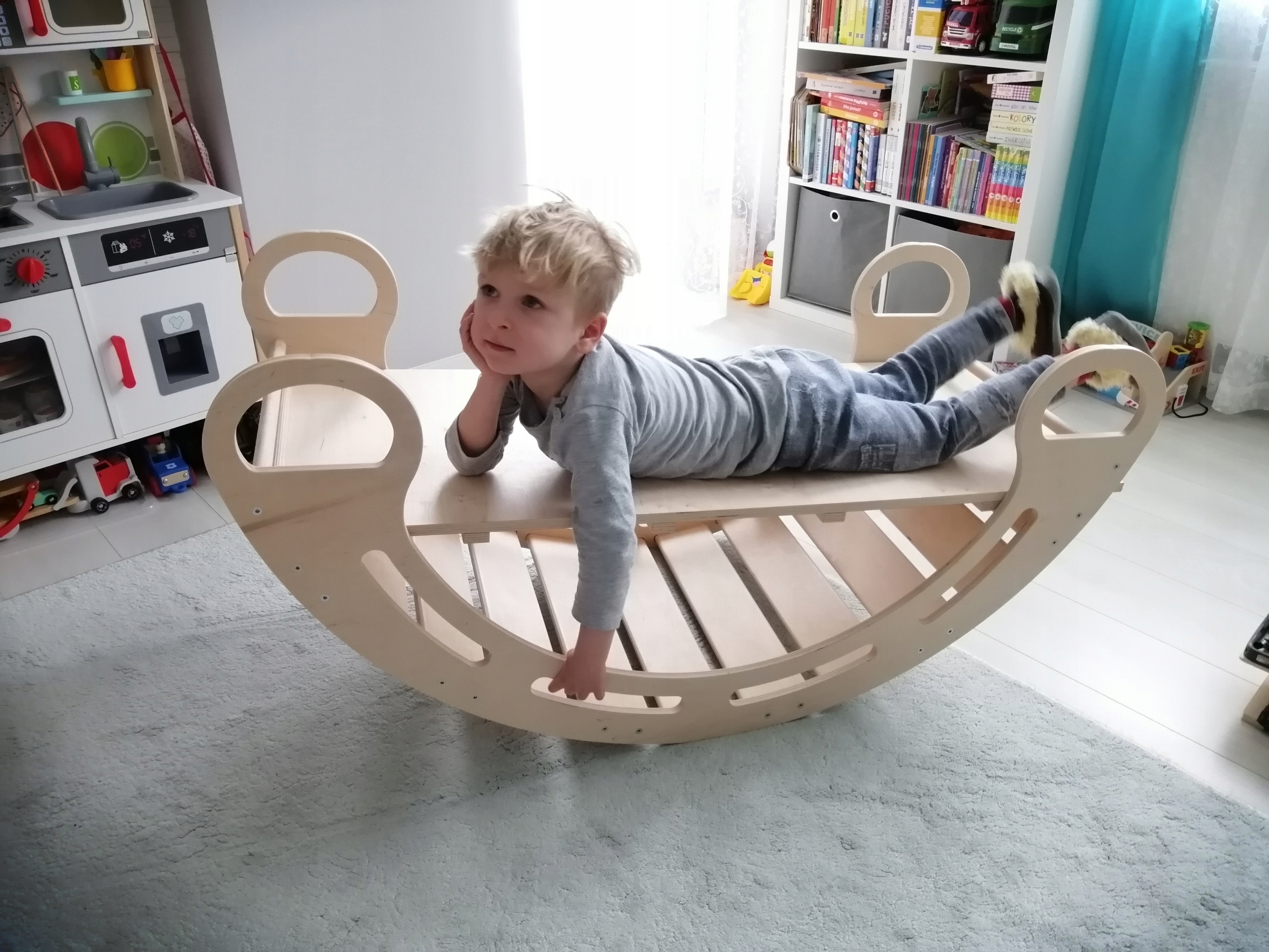 Zjeżdżalnia do bujaka - Montessori olejowana Kod producenta ZO120