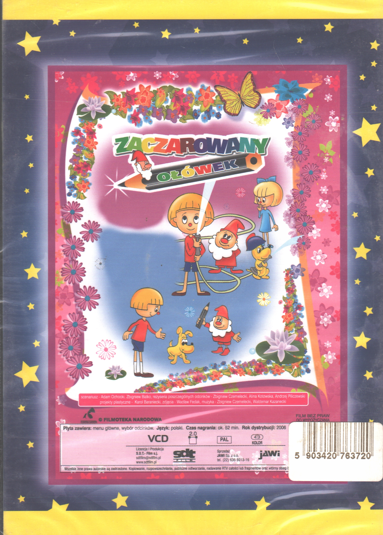 ZACZAROWANY OŁÓWEK NAJPIĘKNIEJSZE BAJKI VCD FOLIA Gatunek dla dzieci