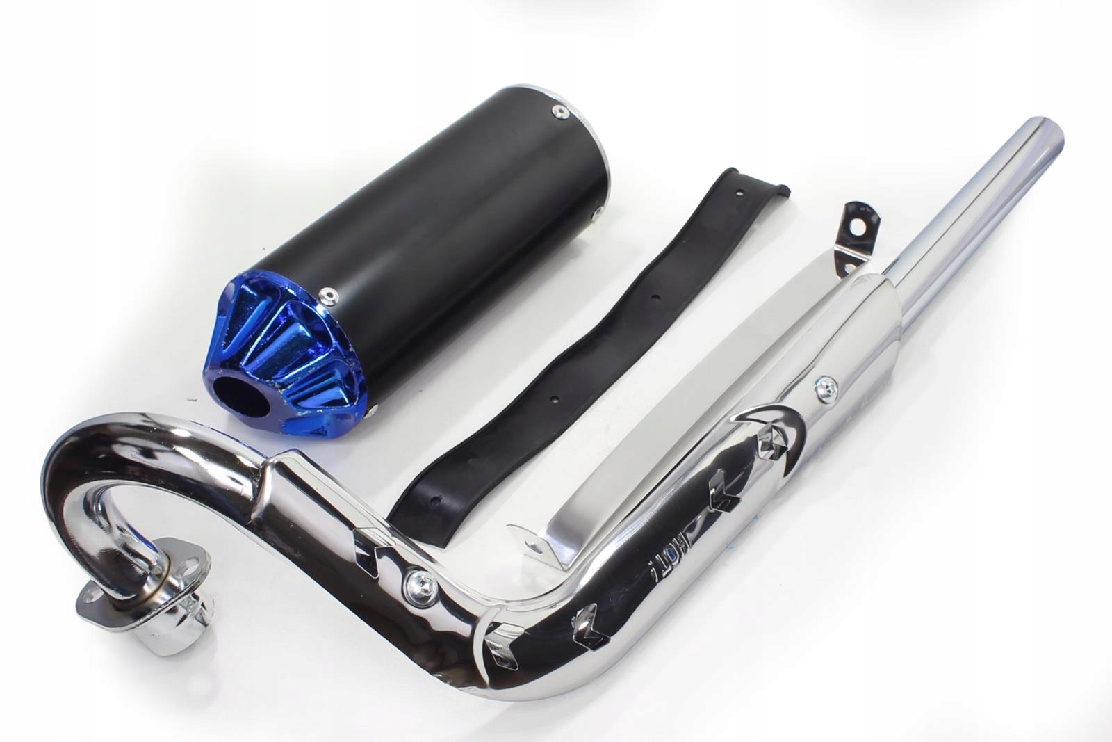 TŁUMIK WYDECH UKŁAD WYDECHOWY CROSS 125 NIEBIESKI