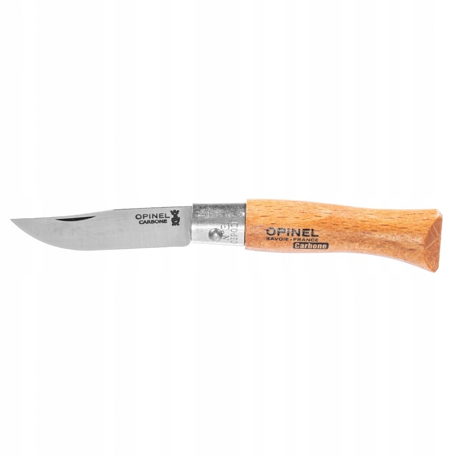 Nóż Opinel 3 carbon buk drewniany kozik klasyczny