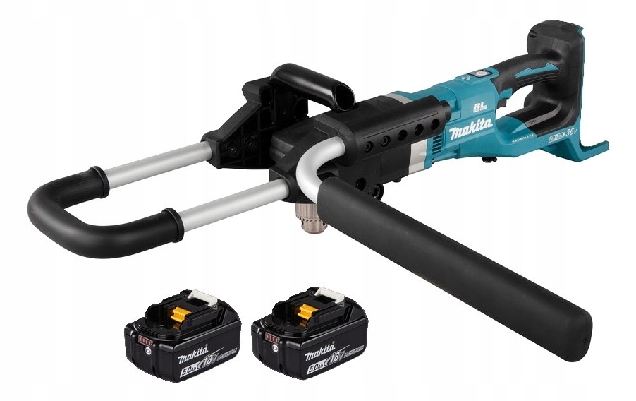 Makita Aku Wiertnica Glebowa 2x18V 36V Lxt 136Nm 2x5Ah BL1850 DDG460ZX7