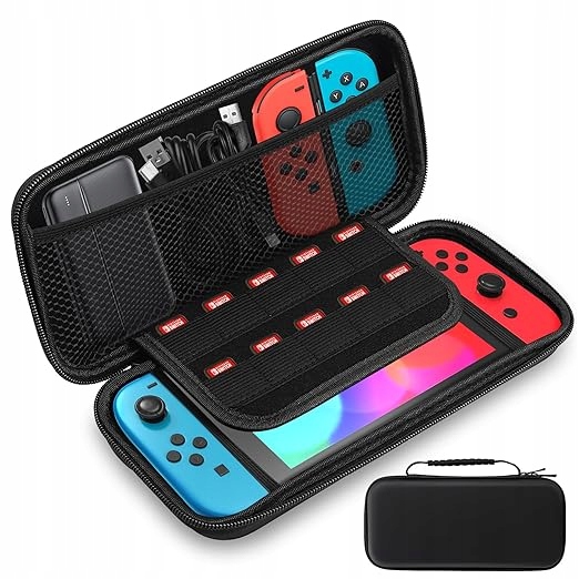 L6492 Lrocotanc Torba na Nintendo Switch z 10 kieszeniami na gry