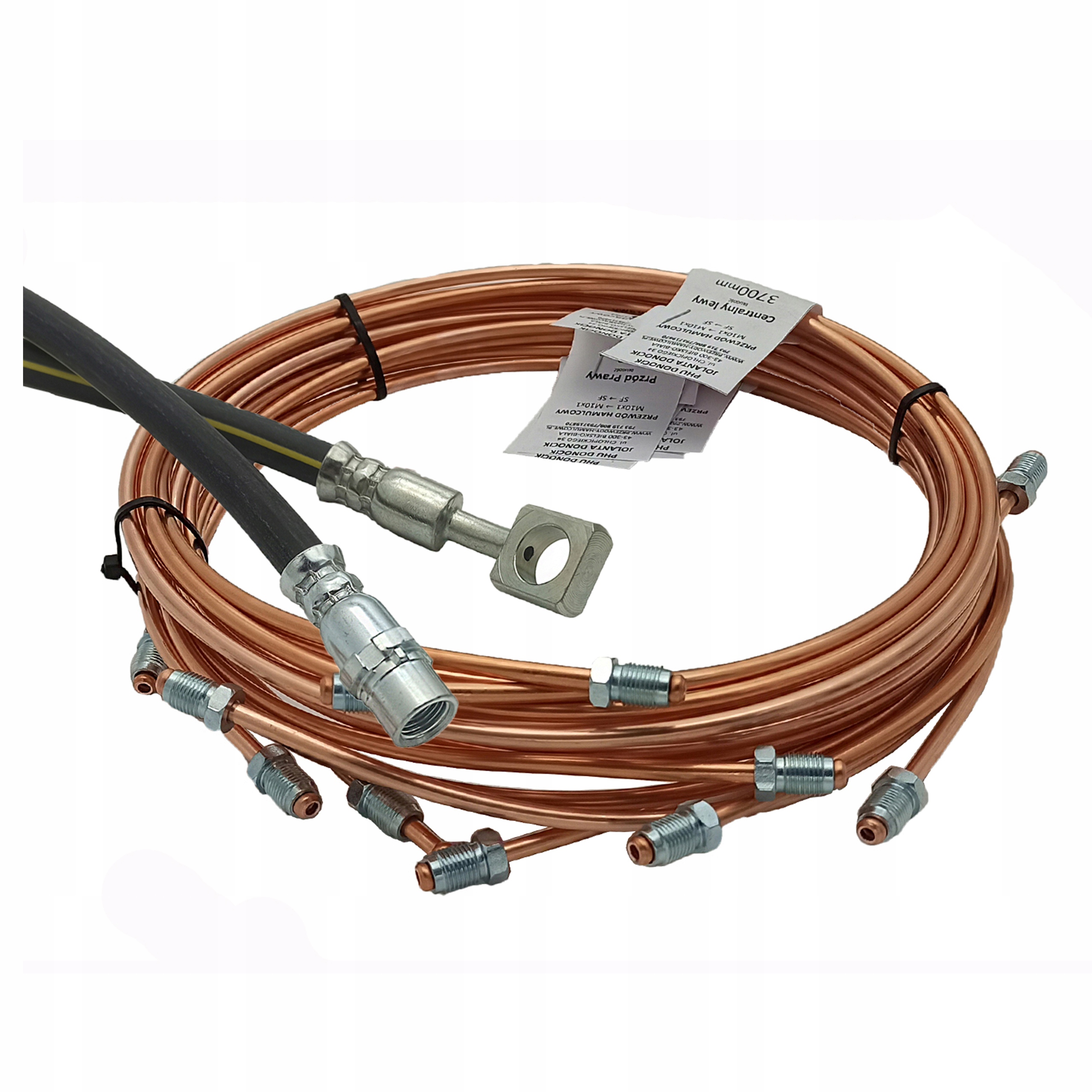 Volvo S40 V40 1 Pevné měděné brzdové hadice pružné vodiče