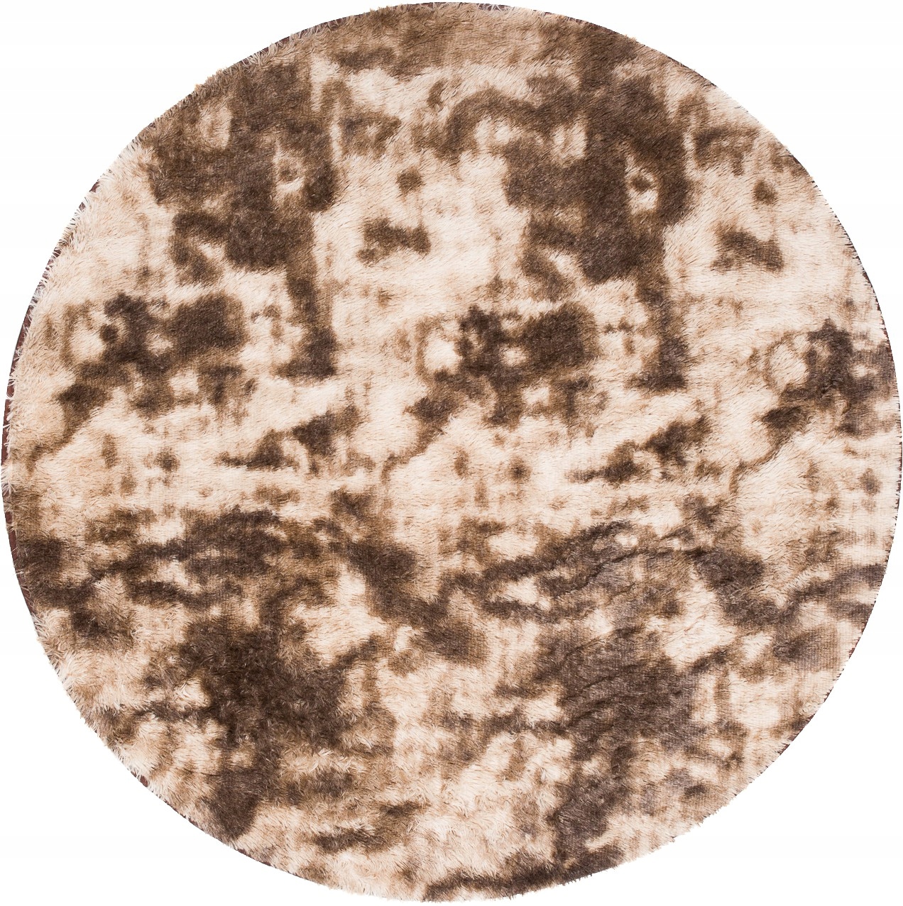 Koberec Silk Shaggy 160x160 Lehký Měkký Příjemný M80