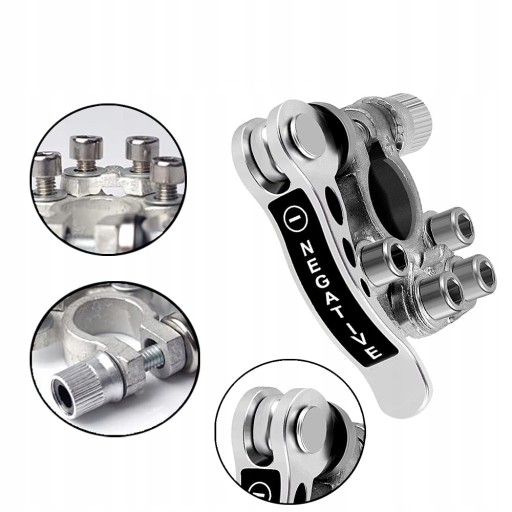 KLEMY ZACISKI AKUMULATORA MOSIĄDZ jedna para Producent części 3F Quality