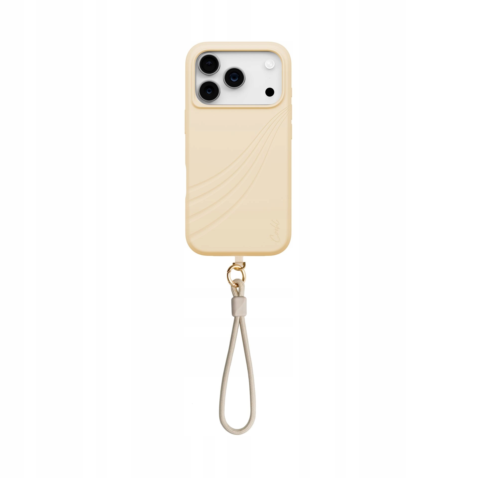 Uniq Coehl Serina ochranný kryt na iPhone 17 Pro, Milk sand