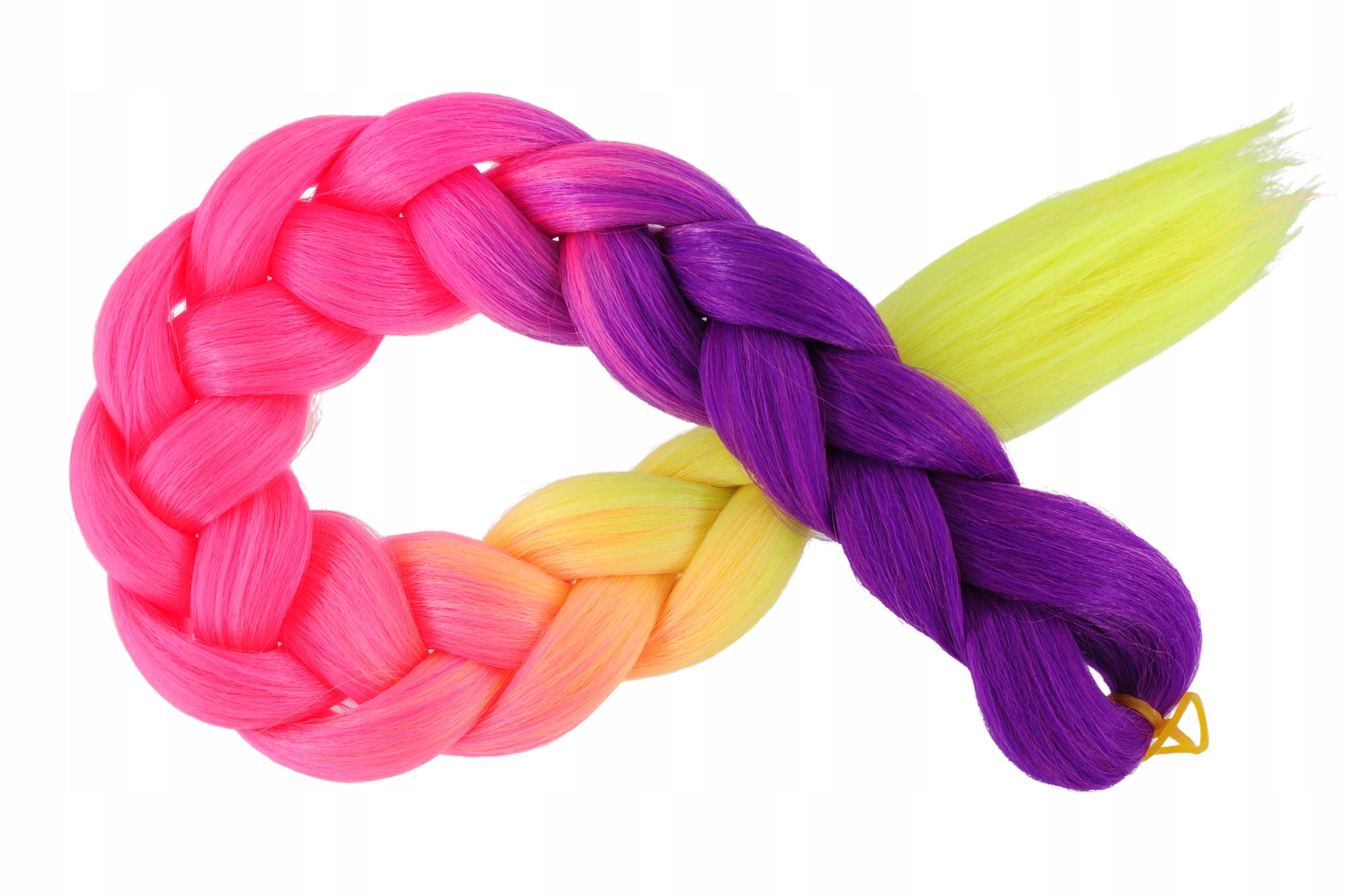 WŁOSY SYNTETYCZNE KOLOROWE WARKOCZYKI DREDY 3K.020