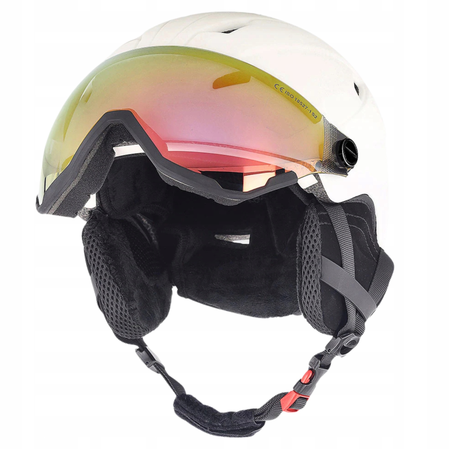 Lyžařská Helma 4F S Brýlemi A Sněhovým Hledím Na Lyže